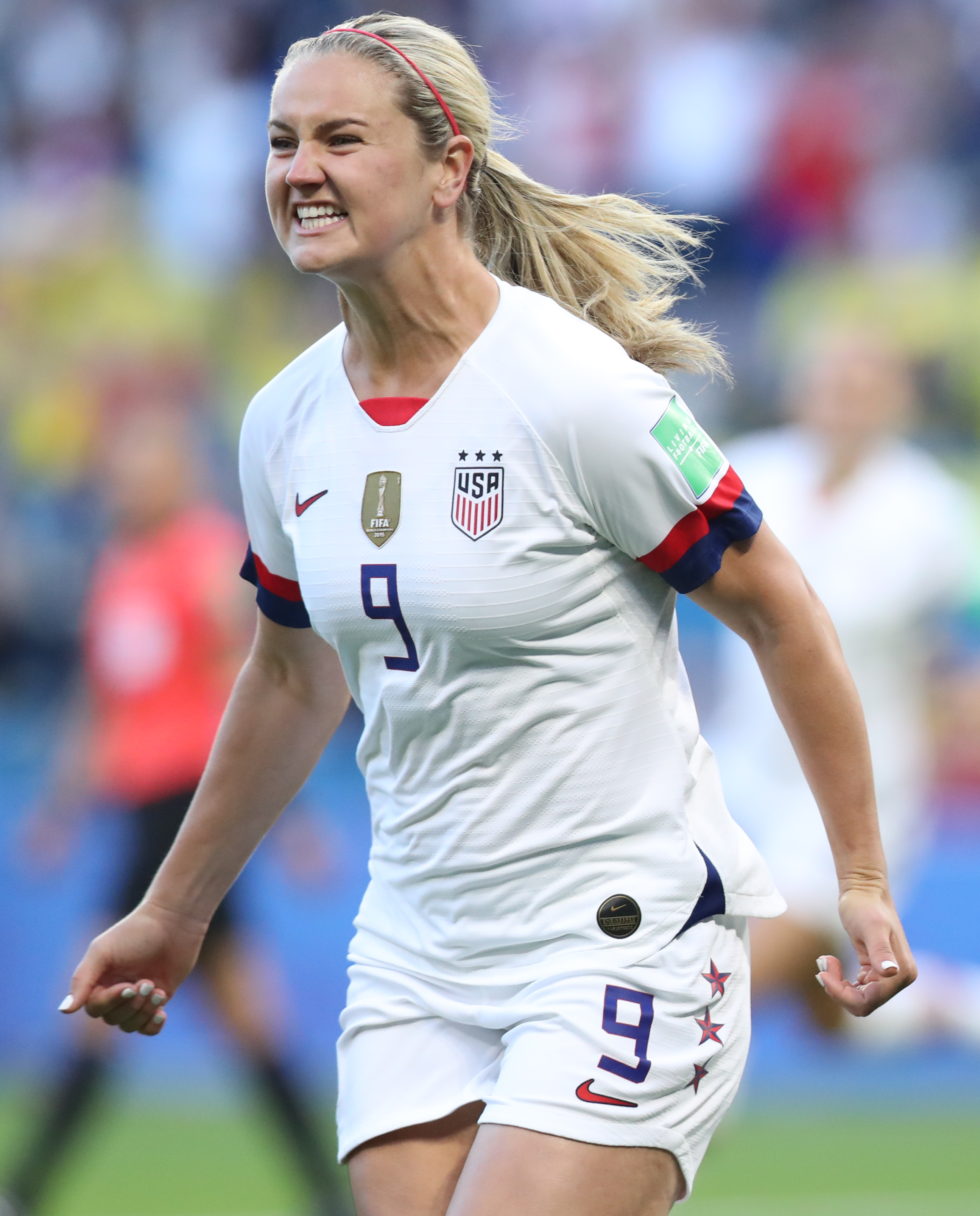 美国队在女足比赛中表现出色