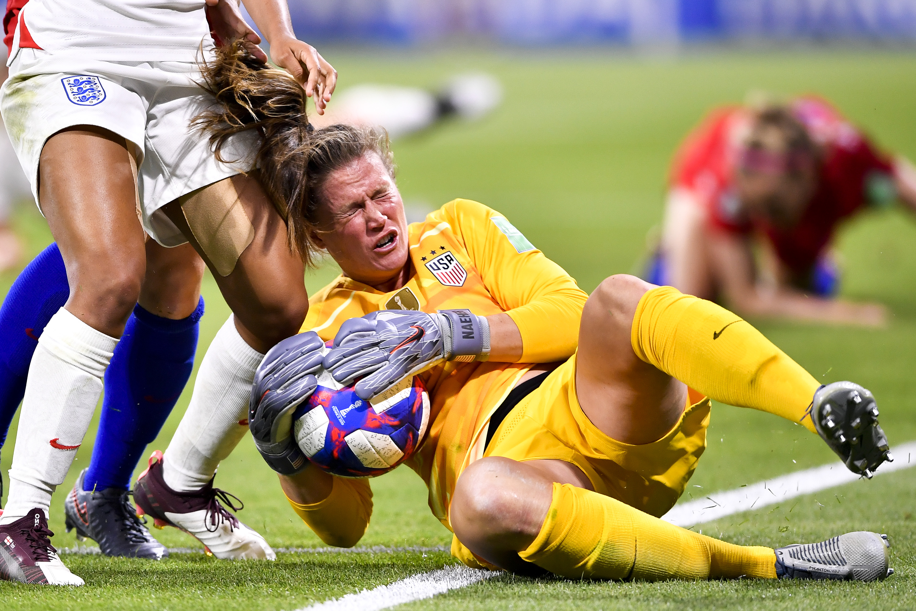 美国队在女足比赛中表现出色